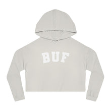 Load image into Gallery viewer, BUF Women&#39;s Cropped Hooded Sweatshirt
