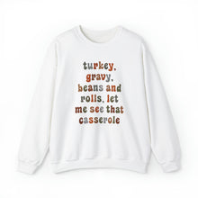 Load image into Gallery viewer, Thanksgiving Turkey Gravy Casserole Crewneck Sweatshirt
