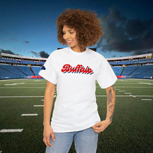 Load image into Gallery viewer, Buffalo Retro Stacked Buffalo Sleeve Gildan Unisex Heavy Cotton Tee
