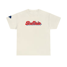 Load image into Gallery viewer, Buffalo Retro Stacked Buffalo Sleeve Gildan Unisex Heavy Cotton Tee
