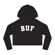 Load image into Gallery viewer, BUF Women&#39;s Cropped Hooded Sweatshirt
