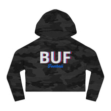 Load image into Gallery viewer, BUF Football Cropped Hooded Sweatshirt
