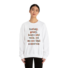 Load image into Gallery viewer, Thanksgiving Turkey Gravy Casserole Crewneck Sweatshirt
