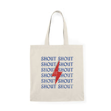 Load image into Gallery viewer, Retro Stacked Shout Tote Bag
