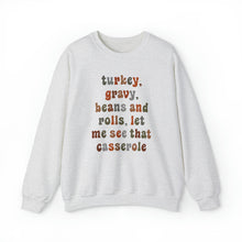 Load image into Gallery viewer, Thanksgiving Turkey Gravy Casserole Crewneck Sweatshirt
