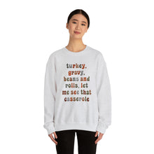 Load image into Gallery viewer, Thanksgiving Turkey Gravy Casserole Crewneck Sweatshirt
