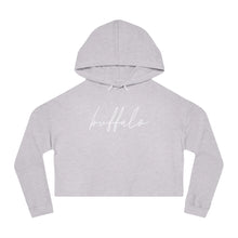 Load image into Gallery viewer, Buffalo Script Cropped Hooded Sweatshirt
