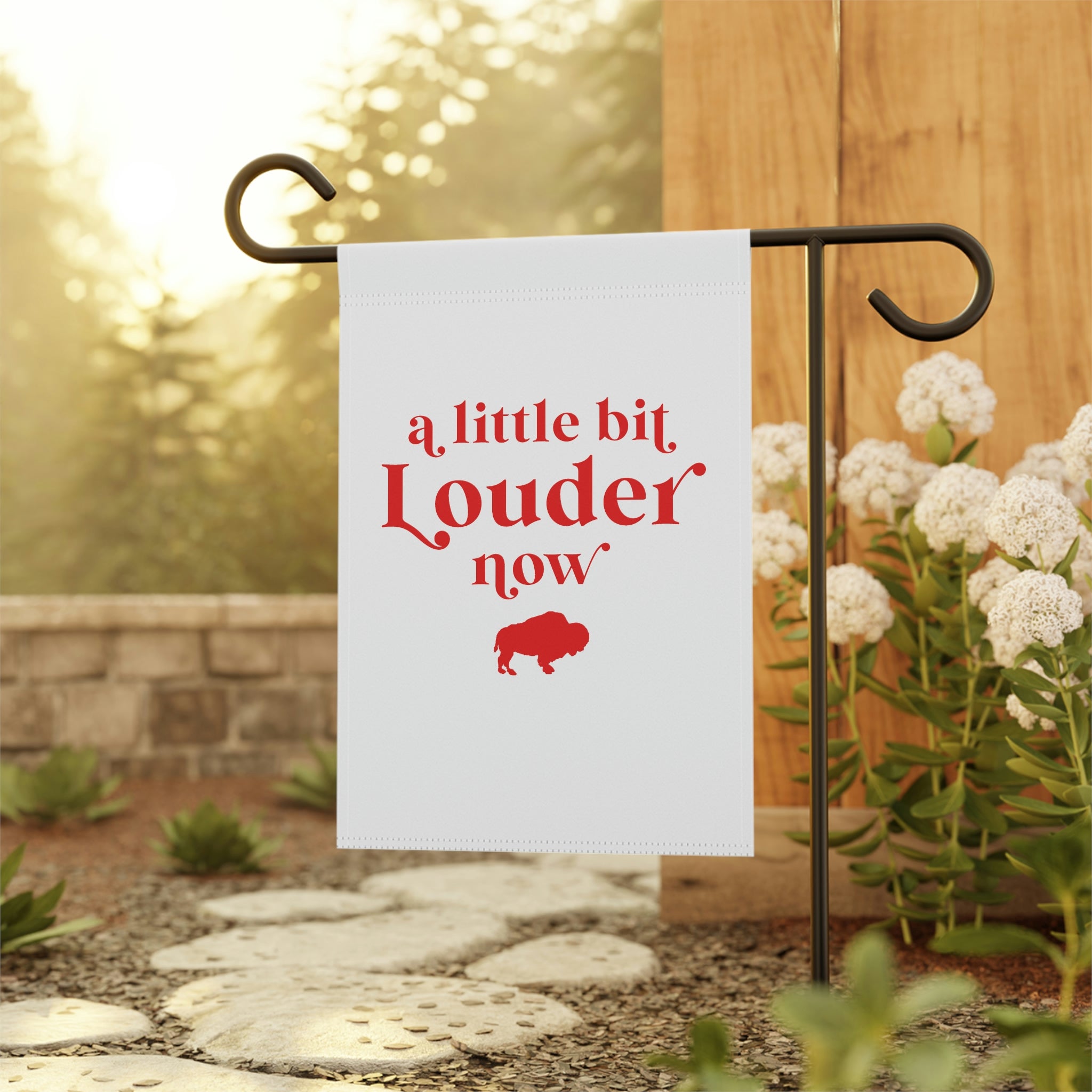 A Little Bit Louder Now Garden Lawn Flag Bills Home Decor Let's Go Buf –  Picture This Creates