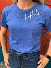 Load image into Gallery viewer, Buffalo Crop Tee Royal
