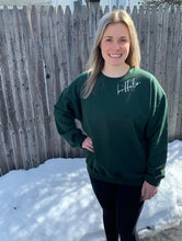 Load image into Gallery viewer, Green Buffalo Script Full Sweatshirt
