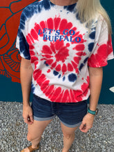 Load image into Gallery viewer, Let&#39;s Go Buffalo Football Tie Dye Tee - Adult
