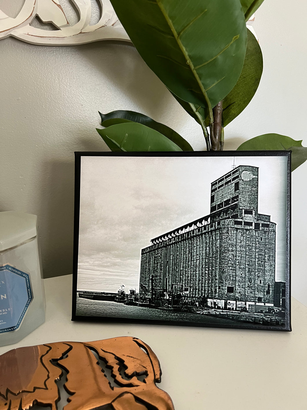 Buffalo Grain Elevators Canvas